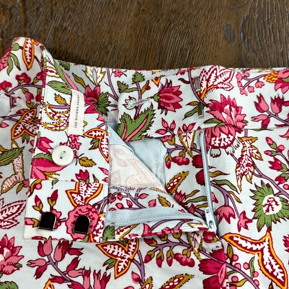NWOT LOFT™️ Women's Size 0 'THE RIVIERA SHORT' Stretch Bright Floral Shorts - Picture 6 of 14